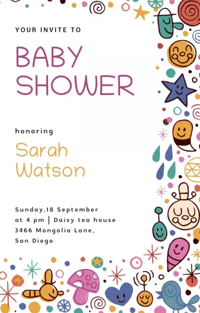 Join Us for the Baby Shower Baby Shower Invitations