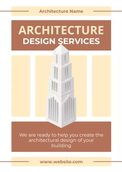 Offer of Architecture Design Services Flyers