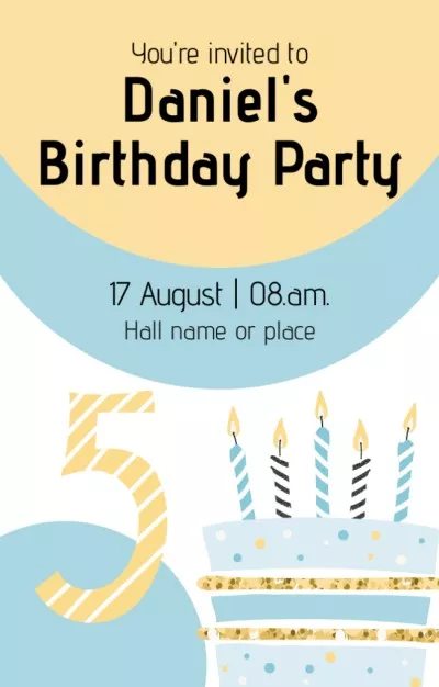 Baby Birthday Party Announcement Birthday Invitations