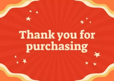 Thank You for Shopping at School Store on Red Tag Maker