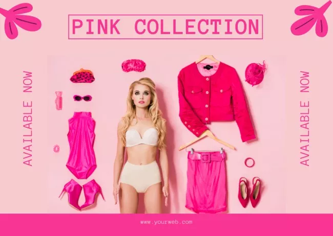 Pink Collection of Cute Dress