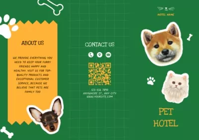 Offer by Pet Hotel on Green Brochure Maker