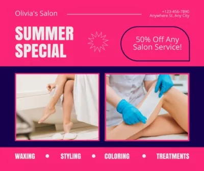 Special Summer Promotion for Laser Hair Removal Collage Maker