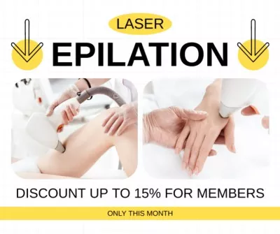 Discount for Laser Hair Removal of Hands and Legs Collage Maker