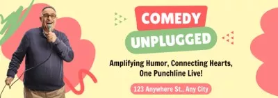 Older Man on Comedy Show Tumblr Banners