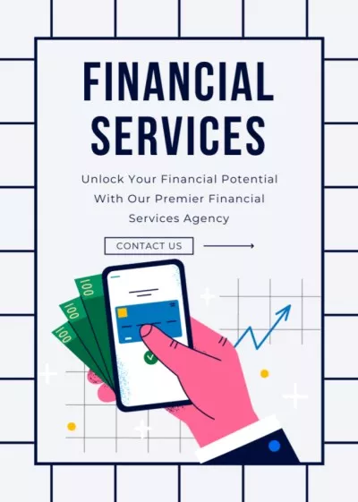 Offer of Financial Services with Credit Card on Screen Flyers