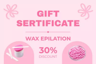 Hair Removal With Wax Epilation Procedure At Reduced Cost Gift Certificate
