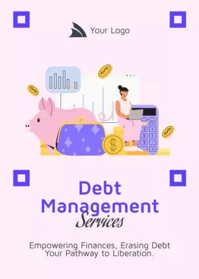 Ad of Debt Management Services Business Flyers
