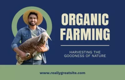 Organic Farming Foods Business Cards