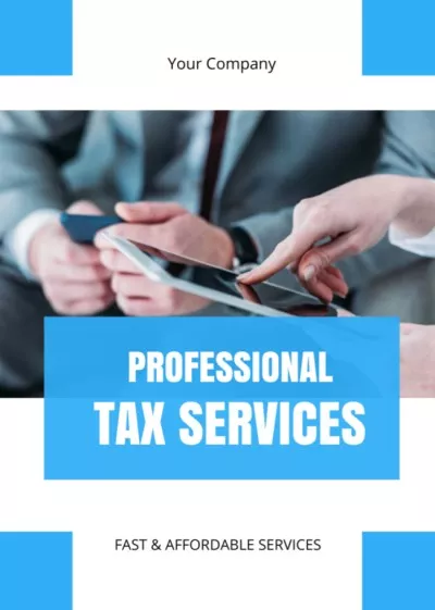 Offer of Professional Tax Services Business Flyers