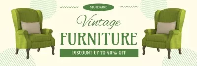 Upholstered Vintage Furniture at Discount Twitter Headers