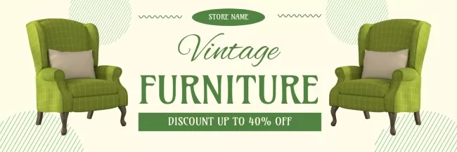 Upholstered Vintage Furniture at Discount