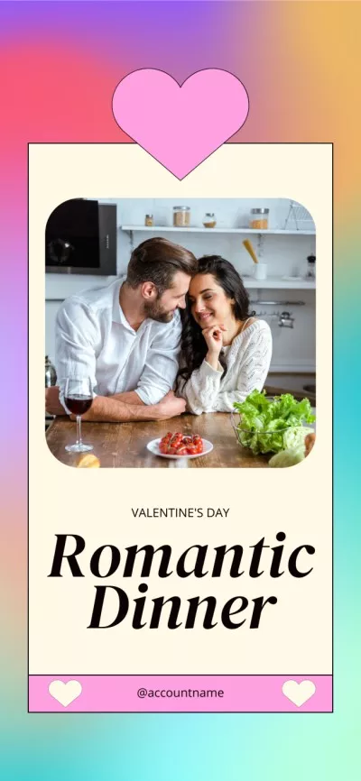Excellent Dinner For Two Due Valentine's Holiday Snapchat Geofilter