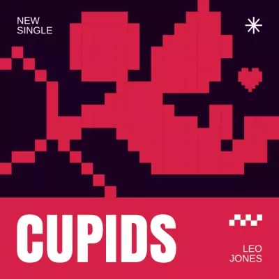 Cupid And New Single For Valentine's Day Album Covers