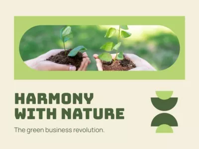 Plan for Creating Business Harmonious with Nature Presentations