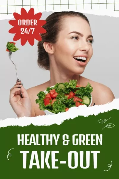 Offer of Healthy and Green Food Order Tumblr Graphics