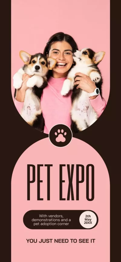 Fluffy Pet Expo And Demonstration Announcement Snapchat Geofilter