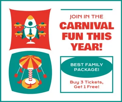 Carnival Fun With Family Package For Attractions Collage Maker
