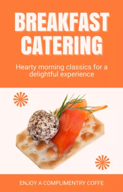Breakfast Catering Services Offer with Complimentry Coffee IGTV Cover Maker