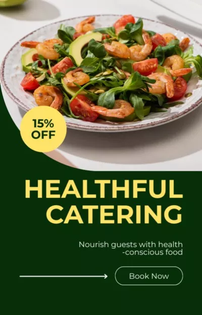 Healthy Food Catering Offer for Event Guests IGTV Cover Maker
