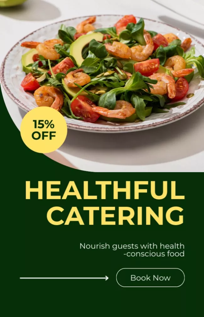 Healthy Food Catering Offer for Event Guests