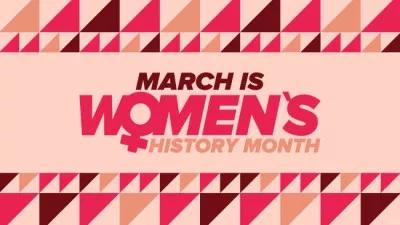 Women’s History Month Zoom Background