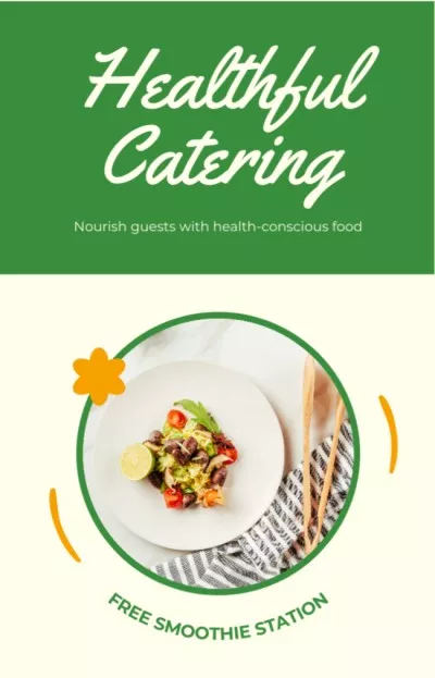 Healthy Catering Advertising with Appetizing Dish on Plate IGTV Cover Maker