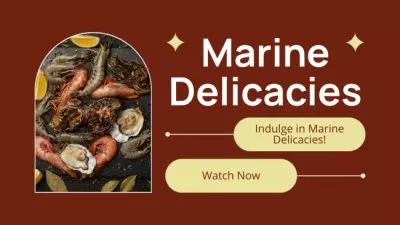 Variety of Best Fresh Seafood YouTube Thumbnails