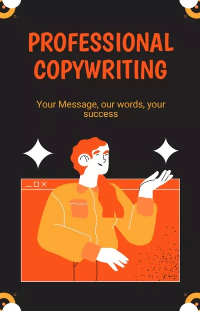 Professional Copywriting Service with Illustration IGTV Cover Maker