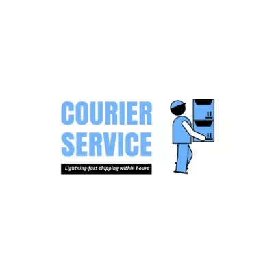 Courier Services Animated Logos