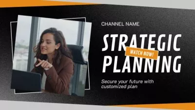 Strategic Planning For Business In Finance YouTube Intro Maker