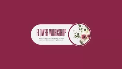 Training in Art of Floristry at Workshop YouTube Channel Art