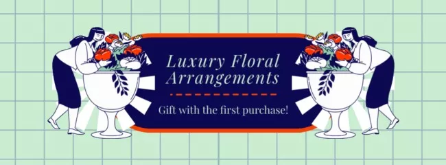 Gift Offer on First Purchase of Floral Arrangement