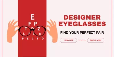 Ideal Discount Designer Glasses for Improved Vision Twitter Post