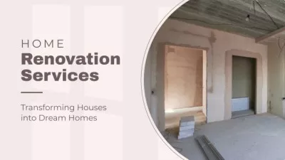 Reliable Home Renovation Service Offer Animated Graphics