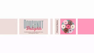 Doughnut Shops YouTube Channel Art