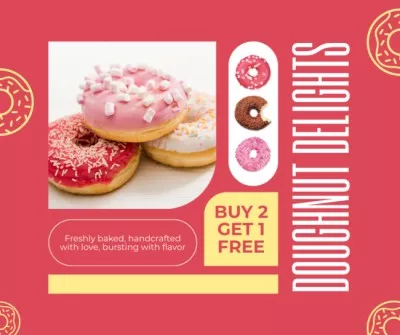 Doughnut Shops Facebook Photo Collage