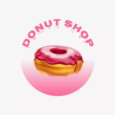 Doughnut Shops Animated Logos
