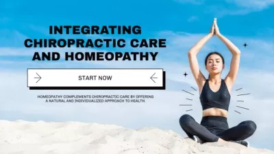 Chiropractic Care And Homeopathy Offer Portfolio Maker