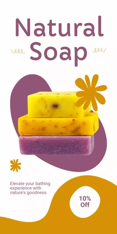Offer Natural Handmade Soap at Reduced Price Blog Graphics