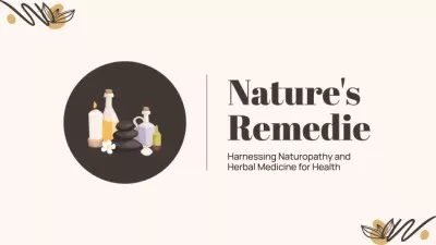 Herbal Medicine And Nature's Remedie Portfolio Maker