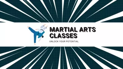 Martial arts YouTube Channel Art