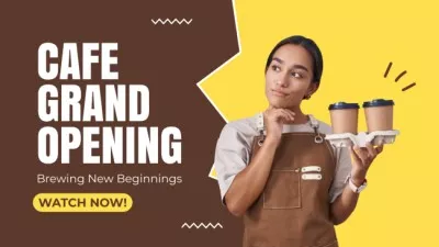 Cafe Grand Welcoming With Freshly Brewed Coffee YouTube Thumbnails