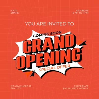 Grand Opening Display Ads