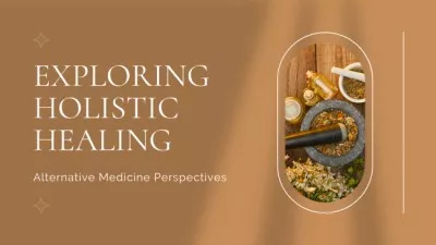 Holistic Healing With Herbal Medicine And Therapies Portfolio Maker
