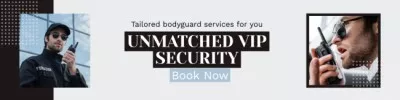 VIP Security Solutions to Book Now LinkedIn Cover