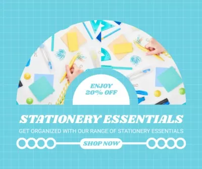 Huge Selection of Essential Stationery Supplies Facebook Posts