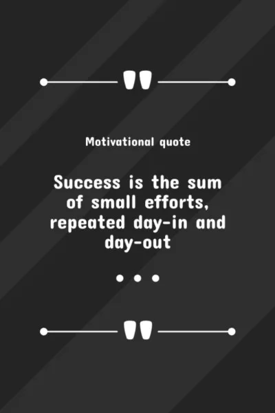 Motivational Quote About Success In Black Tumblr Graphics