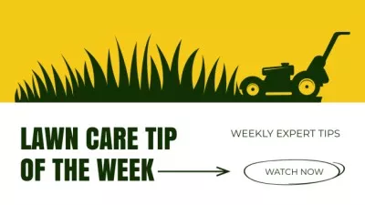 Professional Weekly Tips On Lawn Care YouTube Thumbnails