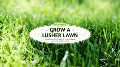 Lawn services YouTube Channel Art